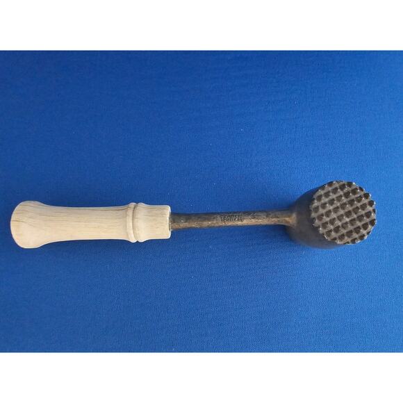 Vintage Franco Aluminum 7-3/4" Meat Tenderizer - Fine & Coarse Pounder Mallet - Picture 4 of 8